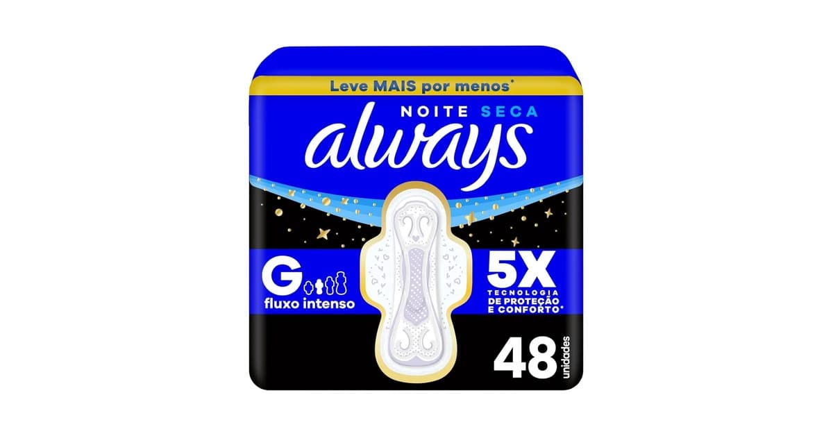 Melhor Absorvente Noturno: 10 Modelos para Segurança