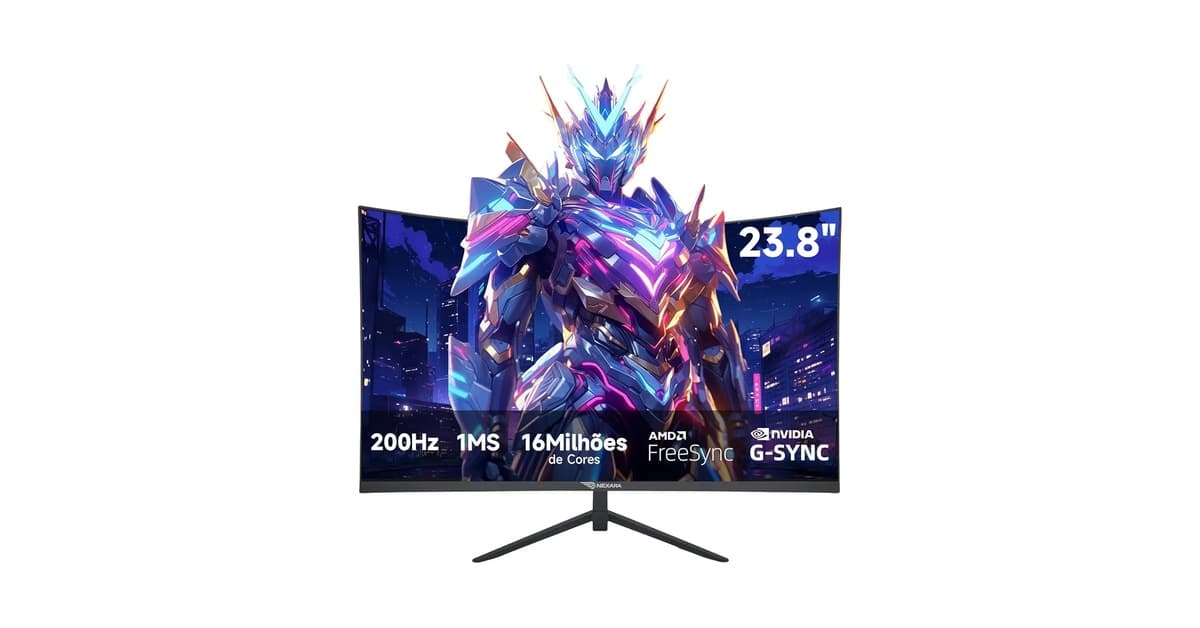 Melhor Monitor Curvo ou Plano: Imersão e Produtividade