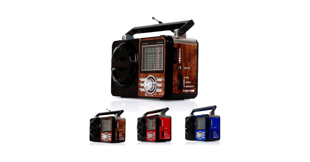Melhor Rádio Portátil com Bluetooth: Qual é o Ideal?