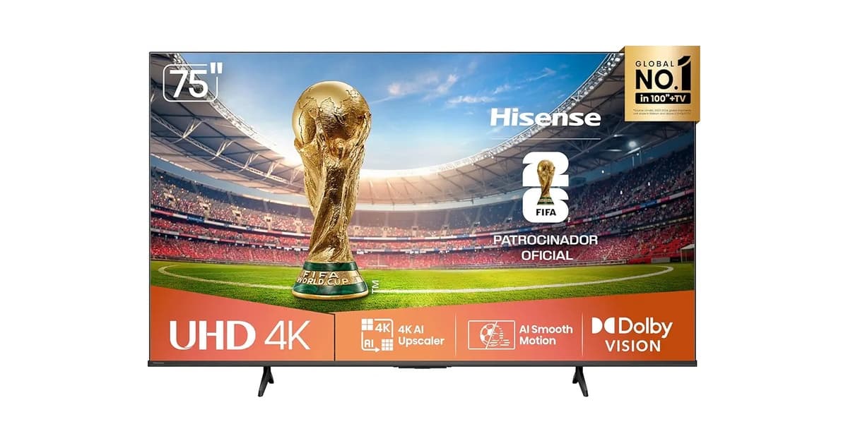 Melhor Tv de 75 Polegadas com Bom Custo Benefício: 5 Opções Incríveis!