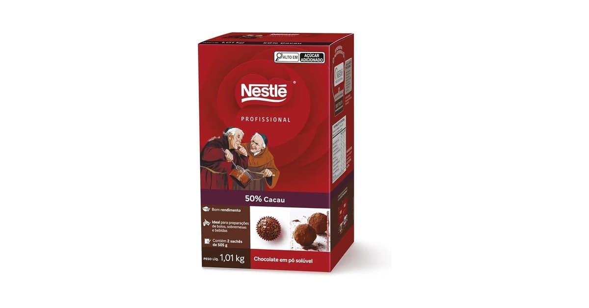 Melhor Chocolate em Pó 50%: Sabor Intenso Garantido!