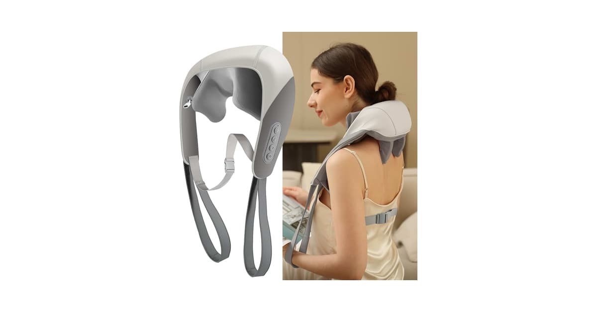 Melhor Massageador de Pescoço e Ombros com Aquecimento: 10 Modelos Eficientes