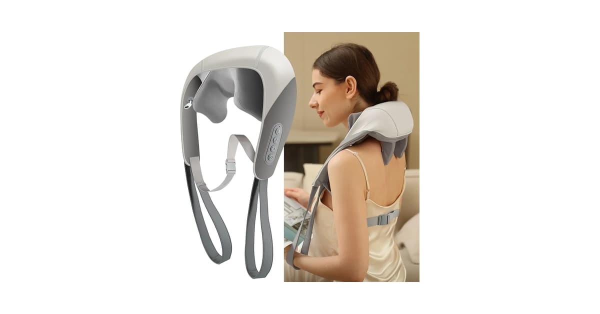 Melhor Massageador para Pescoço: Alívio Profundo e Sem Fio
