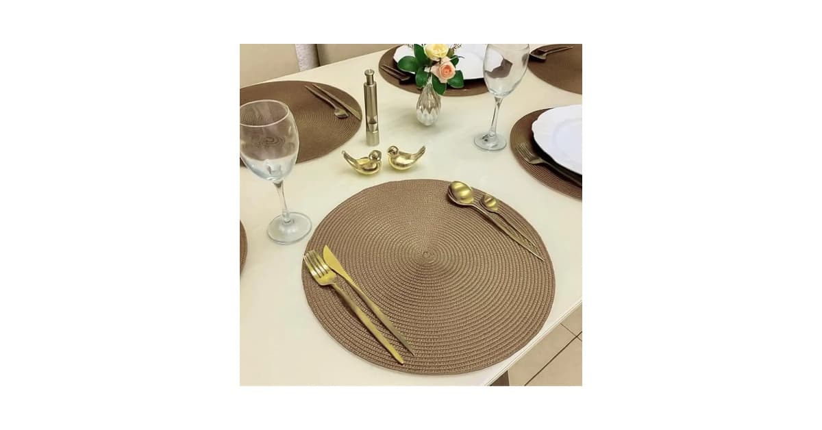 Melhor Sousplat: 10 Modelos para uma Mesa Elegante