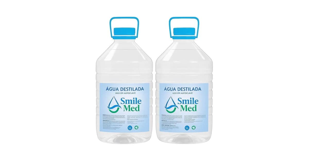 Qual a Melhor Água Destilada para CPAP? 10 Opções