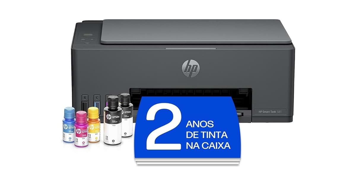 Qual impressora tanque de tinta gasta menos por página impressa? 5 Modelos