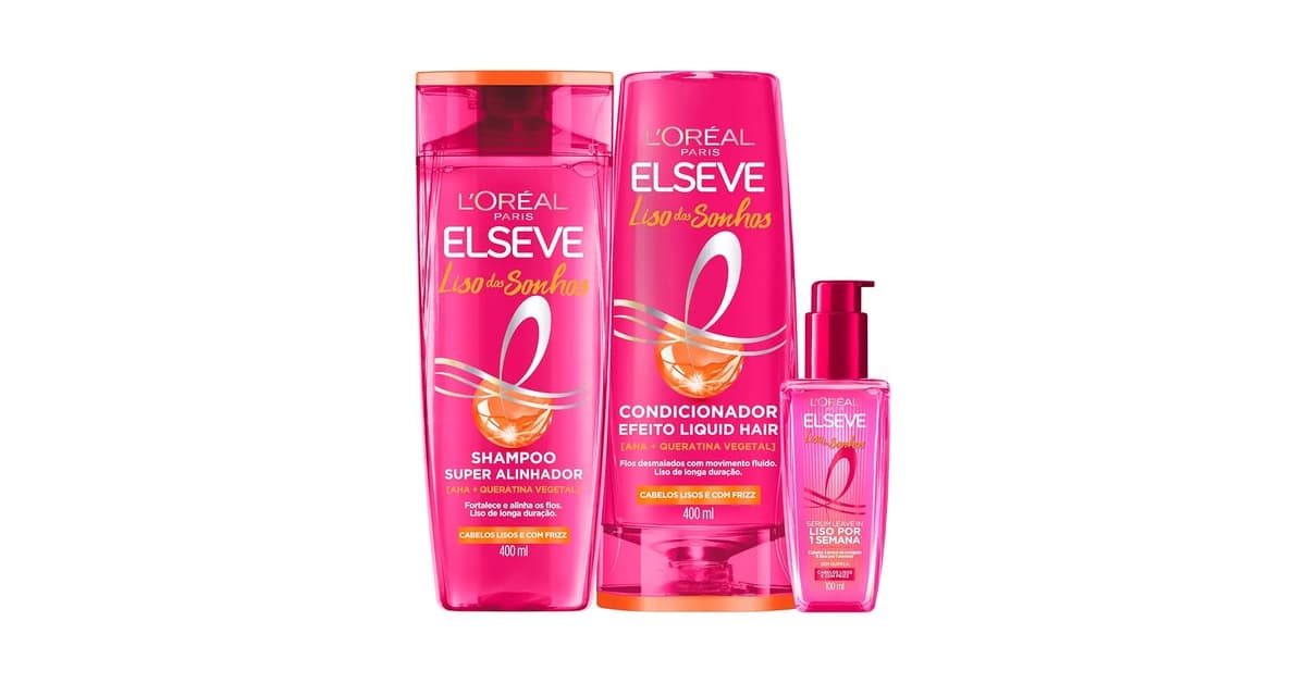 Qual o Melhor Kit de Shampoo e Condicionador Elseve? Reparação ou Liso Perfeito!