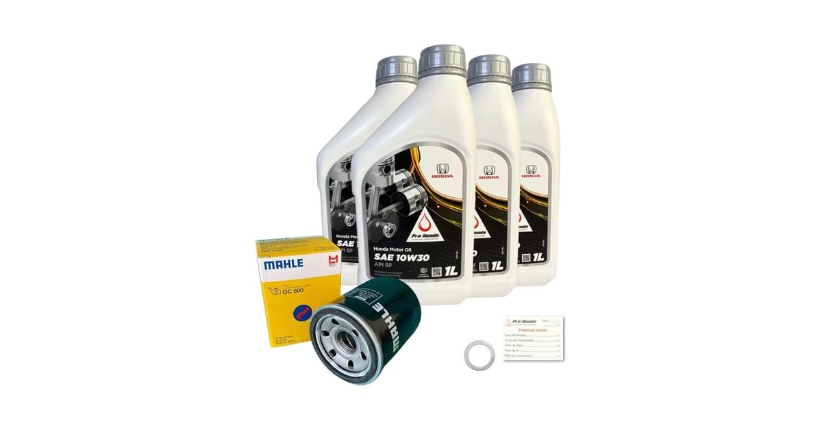 Qual óleo usar no Honda Fit 1.4: O Melhor Kit Sintético