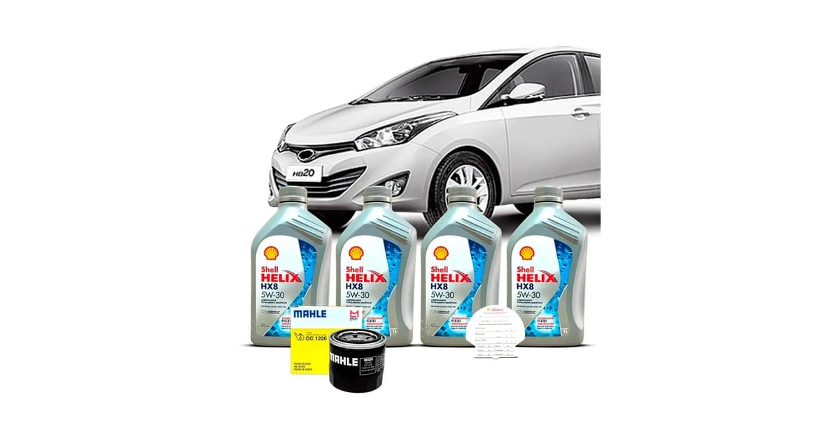 Qual Óleo Usar no Hyundai HB20X: Guia do Lubrificante 5W30