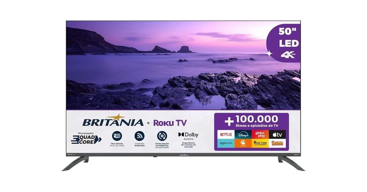 Smart TV 50 Polegadas em Oferta: Top 10 Modelos 4K
